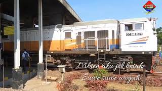 STORY WA KERETA API stasiun cirebon