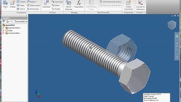 Inventor 2010 - 3D Bolt Demo