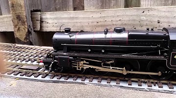 West Green O gauge Garden Railway with DJH black 5 running