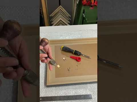 How To Install D Rings On Picture Frame