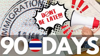 How to NEVER MISS the 90 DAY notification #thaiimmigration #90days #troystory