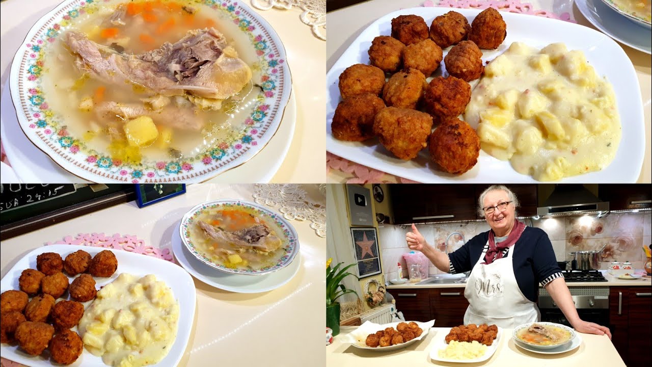Meniu deosebit de la Bunica, sos și ciorbă cu moare de varză și chiftele din carne de cârnați ❤🇷🇴