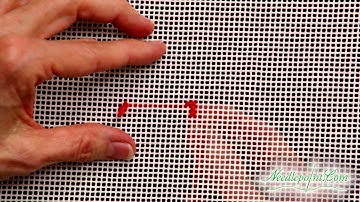 The Basketweave Stitch - Needlepoint