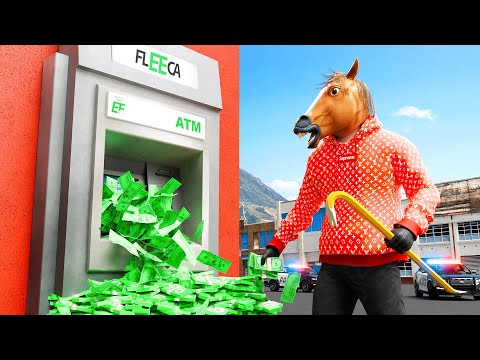 Robbing Every Atm Machine In Gta 5 Rp