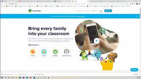 Signing up and Logging in to Class Dojo