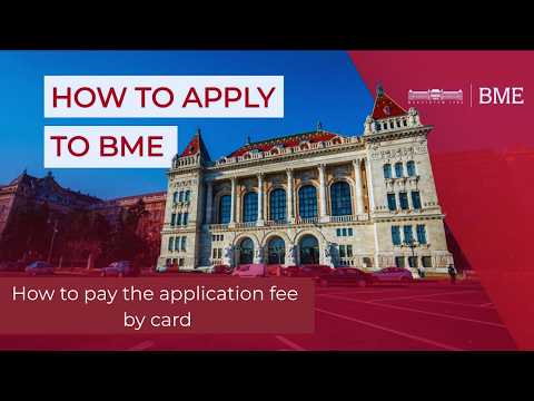 How to pay the application fee by card