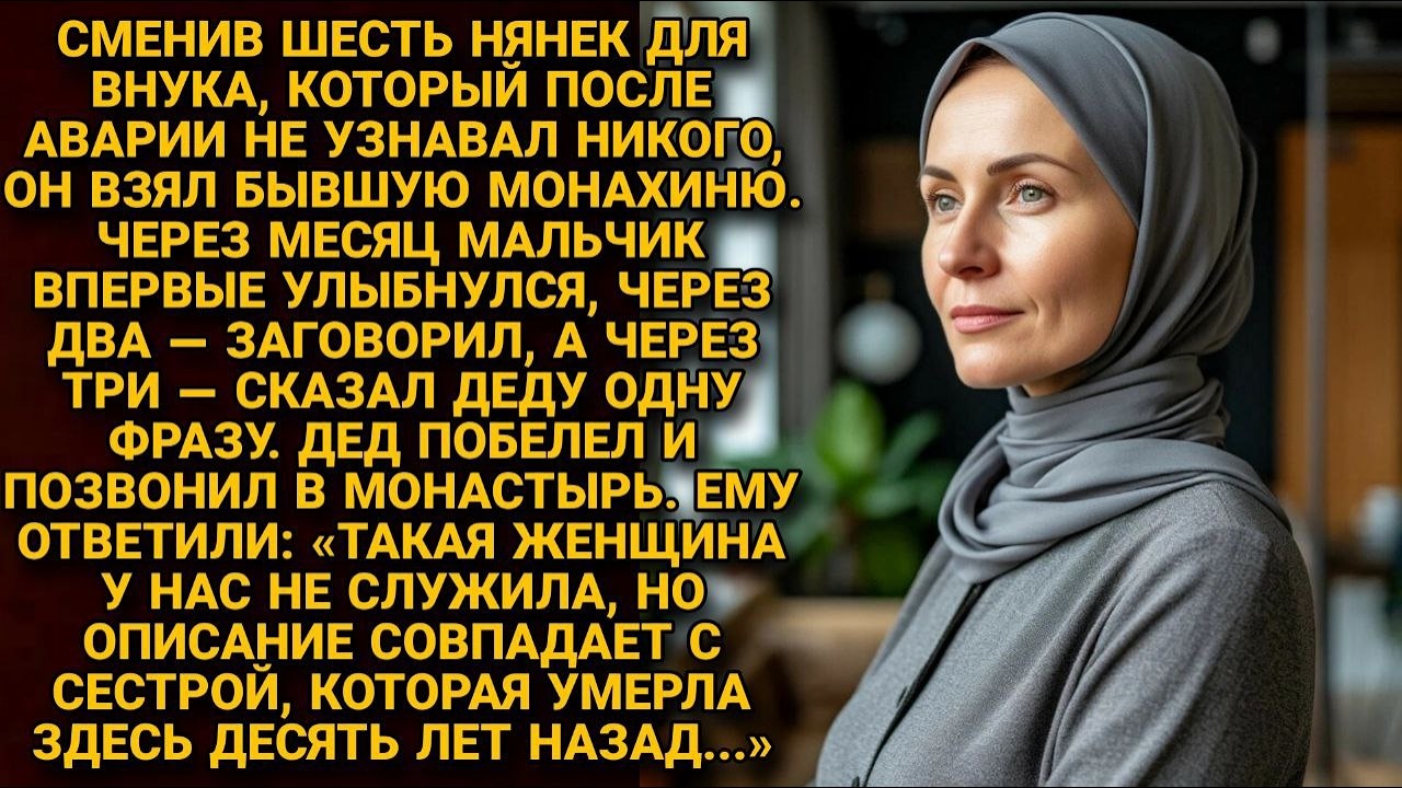 Она пришла спасти мальчика. Но в монастыре сказали — она умерла 10 лет назад...