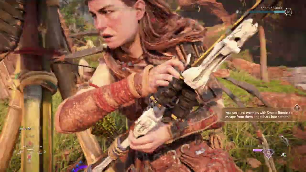 Horizon Forbidden West - The Roots That Bind: Kill The Tenakth Rebels Valor Surge Melee Gameplay PS5