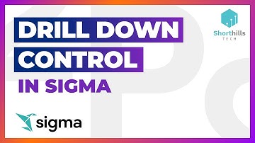9. Drill Down Control in Sigma !! Drill Control !! Control Elements !! Sigma Computing
