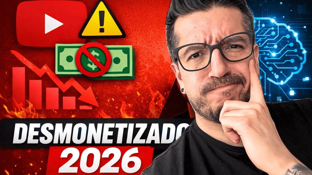 🔴 YouTube 2026: Desmonetización Masiva y el Nuevo Algoritmo Explicado