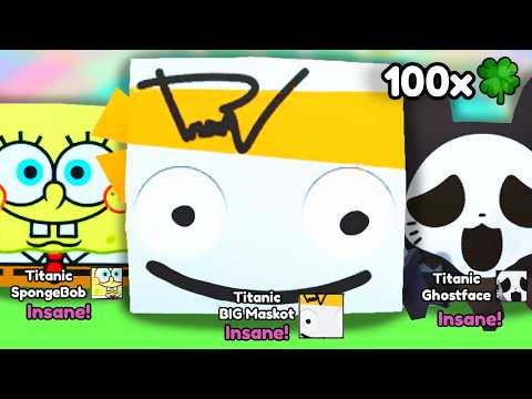 i Hatched 21 TITANICS in Pet Simulator 99!!