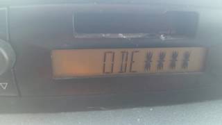 How to fix radio security code Dodge Sprinter van 2004