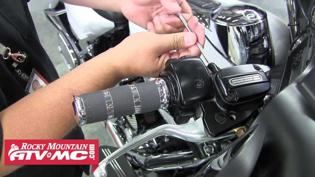 How To Install A Set Of Grips on a Harley Davidson ... harley davidson 883 engine diagram 