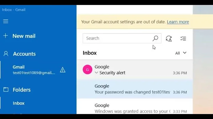 Why does my email account say attention required? (2023)
