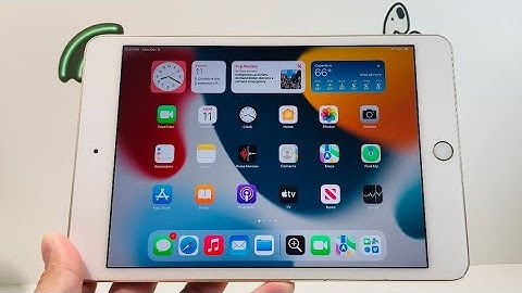 iPadOS 15 OFFICIAL on iPad Mini 4