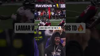 Lamar Jackson was fired up after the Ravens’ game-tying TD 🚨