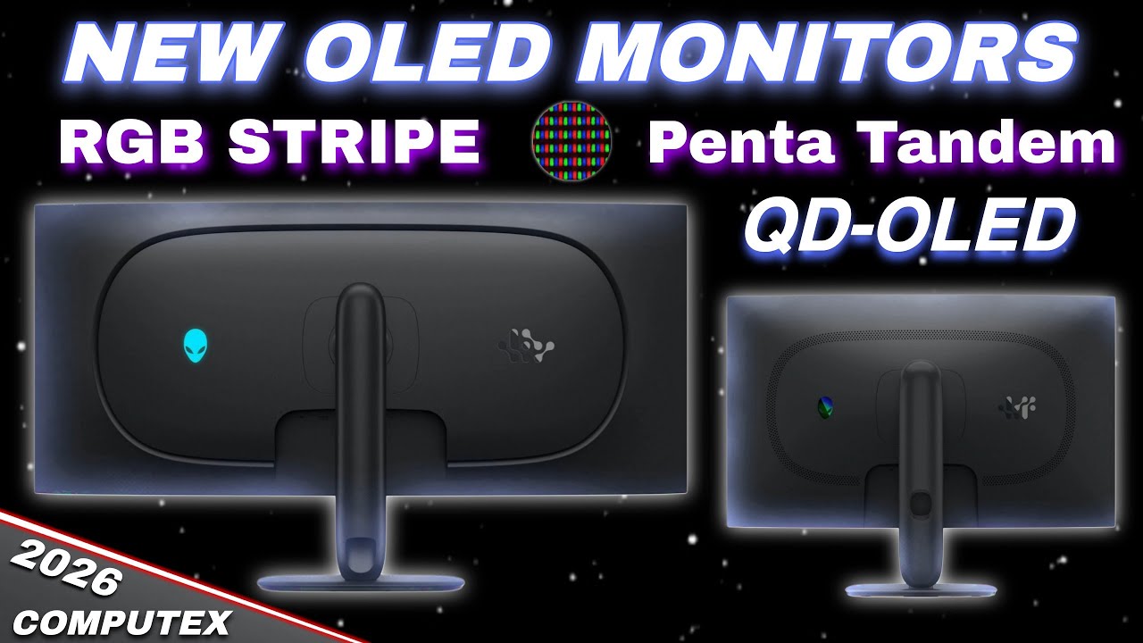 Tong quan man hinh Alienware OLED moi tai Computex 2026