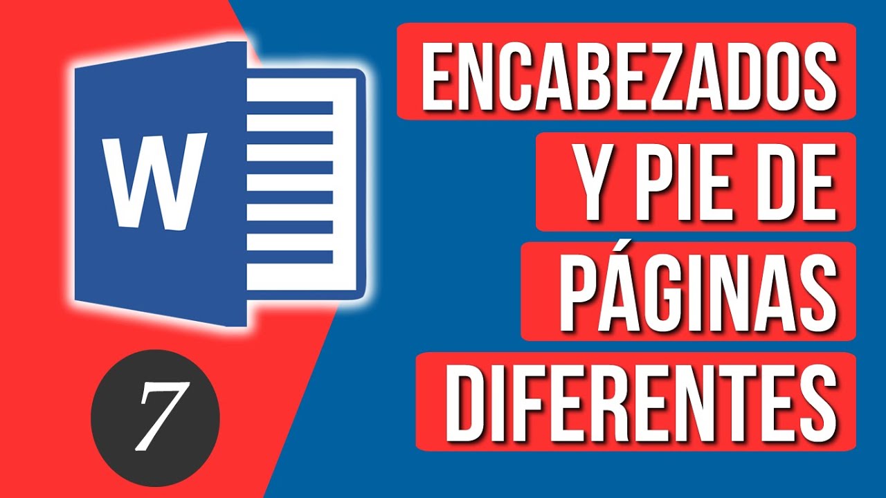 Como Hacer Encabezados y Pie de Pagina Diferentes en Word 2016