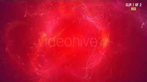Dynamic Particles & Strings Abstract Background - Red & Blue