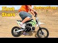 Pit Bike 110cc - First Start - Instructions - Storm Cross Semi-Auto from Nitro Motors