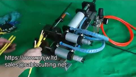 Computer Wire Peeling Machine Multi core Wire Pneumatic Hot Stripping Machine