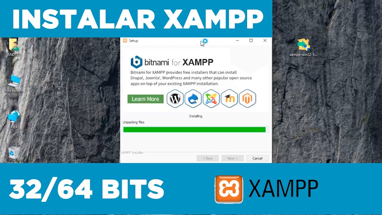 como descargar xampp 64 bits windows 10