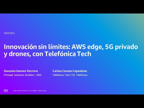 AWS Summit Madrid 2024 - Innovación sin límites: AWS edge, 5G privado y drones (INO302) Episode cover