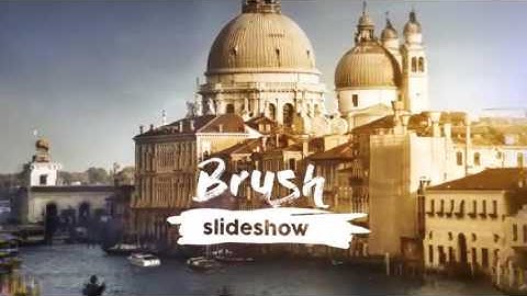 Parallax Brush Slideshow ( After Effects Project Files)