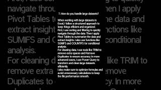 #datasets #excel #interview #quicknotes #suscribe #like