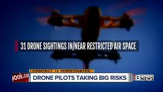 Close calls with drones: the safety risk to planes in protected airspace
