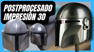 TUTORIAL CÓMO HACER UN CASCO DE MANDALORIAN : 😱 EN IMPRESIÓN 3D  ►  no te compliques )  🎨