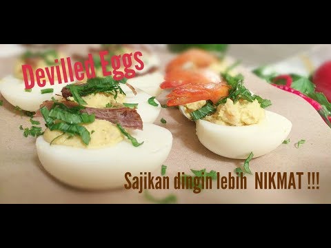 resep-telur-rebus-spesial-udang-dan-sapi-yang-bikin-kurus-!!!-(devilled-eggs)-untuk-#debm-&-#nondebm