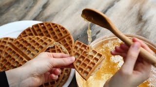GLUTEN FREE WAFFLE RECIPE | Buckwheat + Oat Waffles