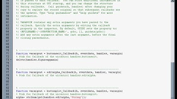 Graphical User Interfaces in Matlab - Part 2