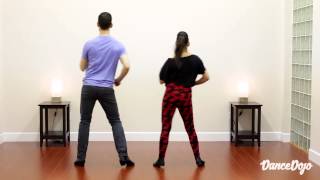 Salsa Body Movement - Side Basic (Front/Back View) | TheDanceDojo.com