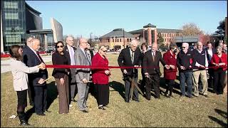 Johnson County Square ribbon cutting and tree grove dedication