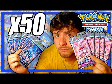 ¡ABRÍ 50 Sobres De La Nueva Expansión y me Sale ¿ ESTO ? Mala suerte EXTREMA en Pokémon TCG Pocket!