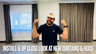 How to Hang Curtain Rods Like a Pro | Upgrade Your Space with New Rods, Sheers & Blackout Drapery