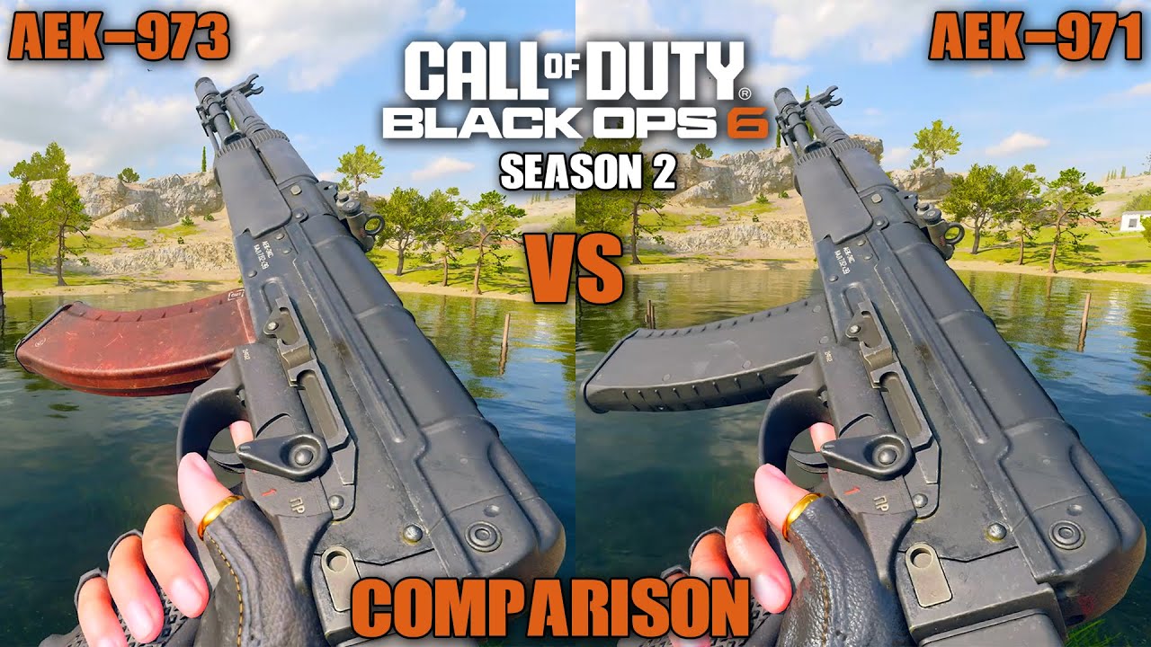 Call of Duty Black Ops 6 | Season 2 | AEK-973 vs AEK-971 Comparison