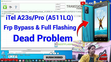 ITel A23s A511lQ Dead Phone & Frp Bypass Full Flashing | 100% Problem Fix | Itel A23s Frp Bypass