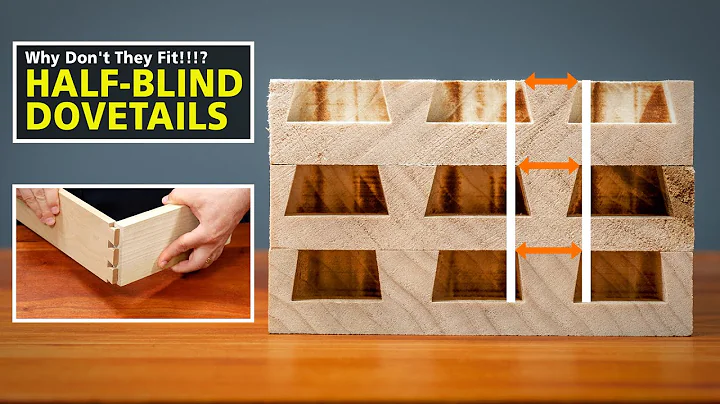 Explaining Half Blind Dovetail Fit - Leigh D4R Pro & Super Jigs