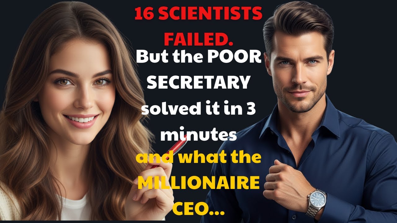16 Scientists FAILED for Months… But a Secretary Solved It in 3 Minutes – Even the CEO Was Shocked!