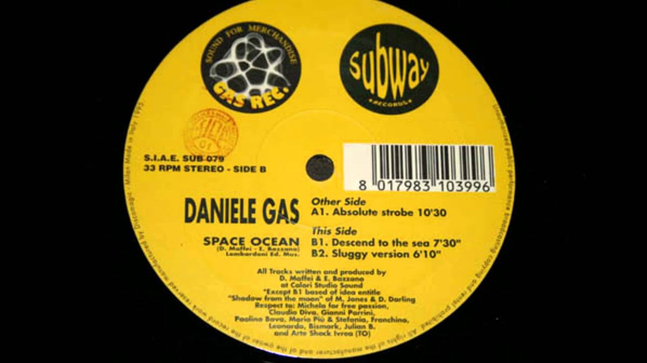 Daniele Gas - Space Ocean (Descend To The Sea)