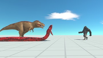 TITANOBOA & TREX vs EVERY UNIT - Animal Revolt Battle Simulator
