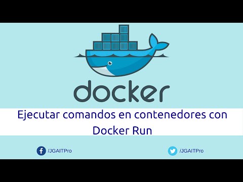 Ejecutar comandos en contenedores con Docker Run