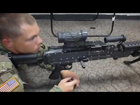 Clearing, Loading, Reducing stoppage, unloading and clearing an M240B Machine Gun