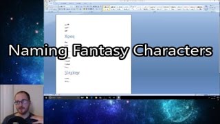 Naming Fantasy Characters