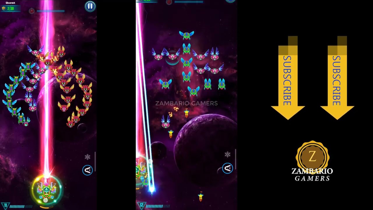 Galaxy Attack Alien Shooter Campaign Level 169 New 2021 | Mobile View By Zambario Gamers