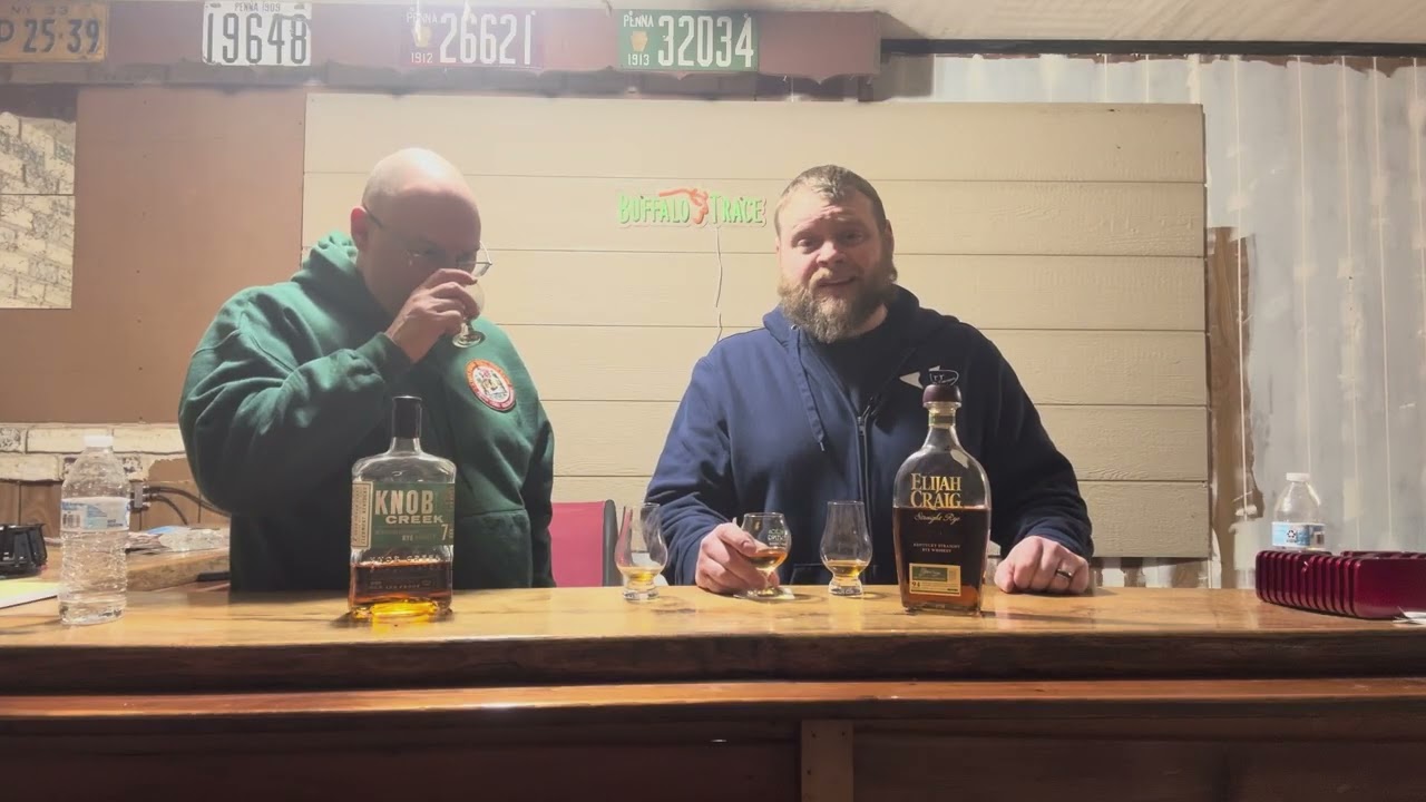 Elijah Craig Straight Rye vs Knob Creek 7 Year Rye