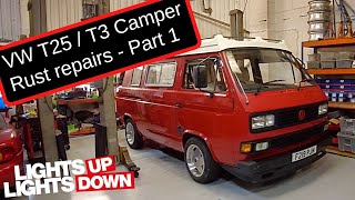 VW T25/T3 rust repairs - mild restoration part 1